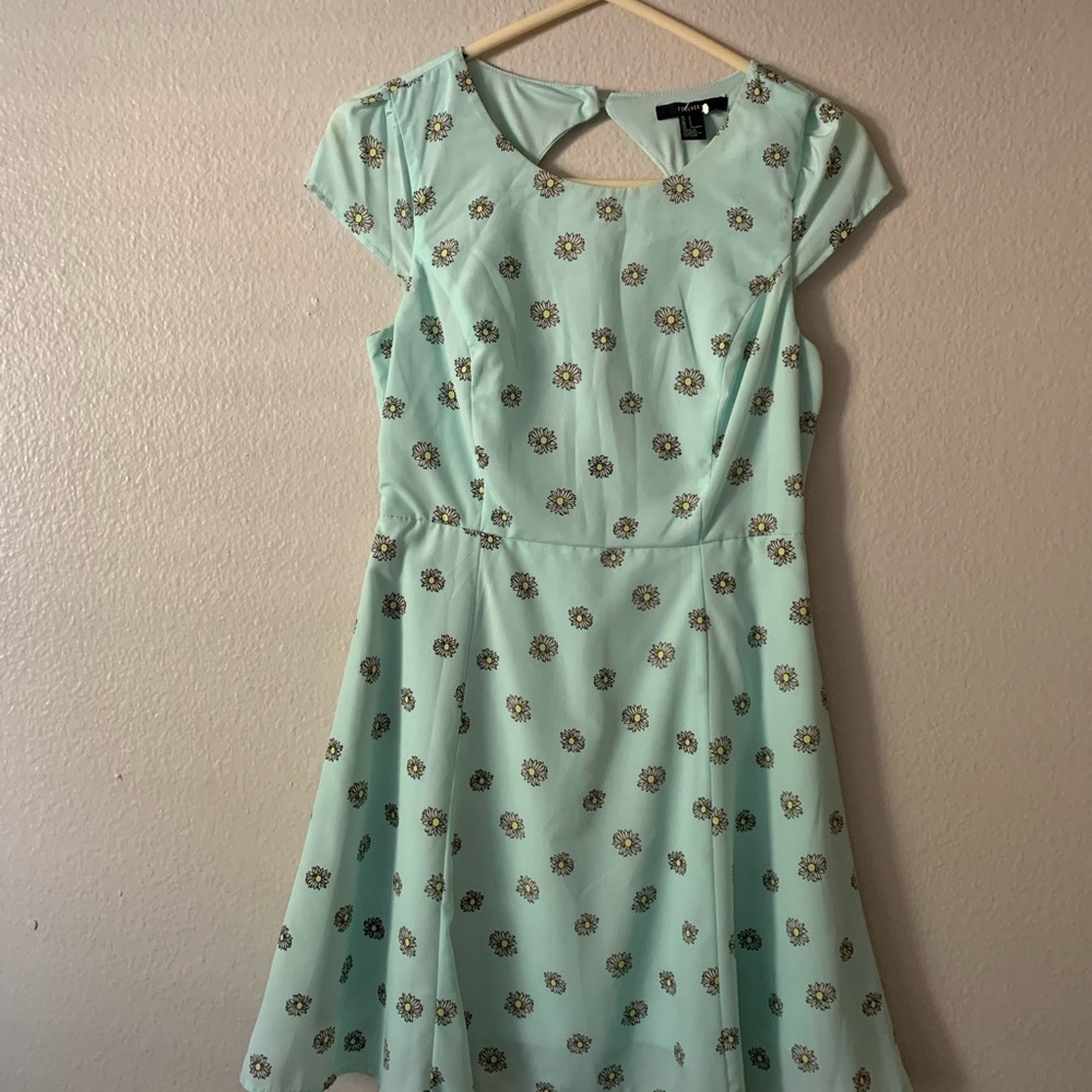 Floral Mint Green Dress